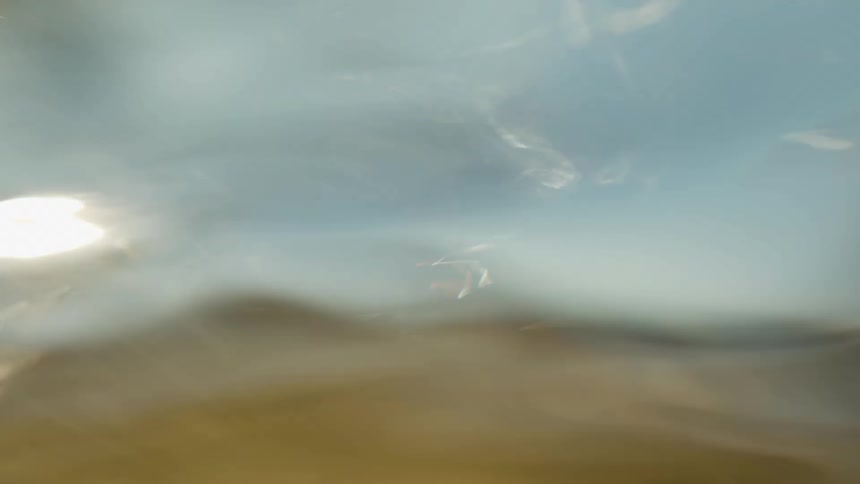 Extreme close up of moving water