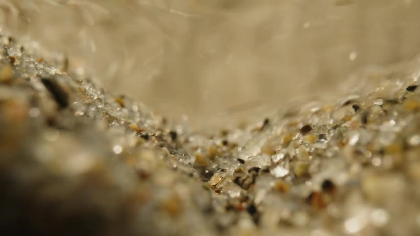 Abstract boulders being dumped