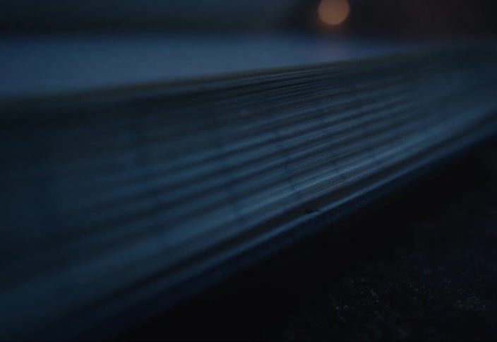 Close up of pages of a book