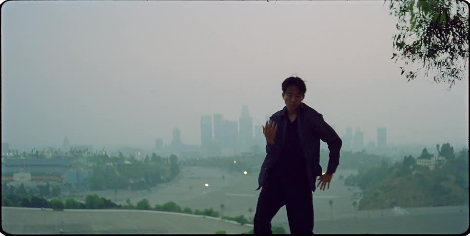 A clip of an asian male dancing
