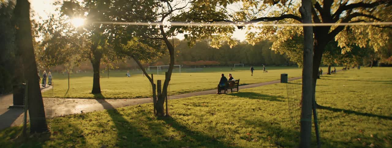 A clip of people at the park