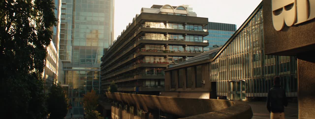 Panorama of a metropolis with large buildings and modern architecture