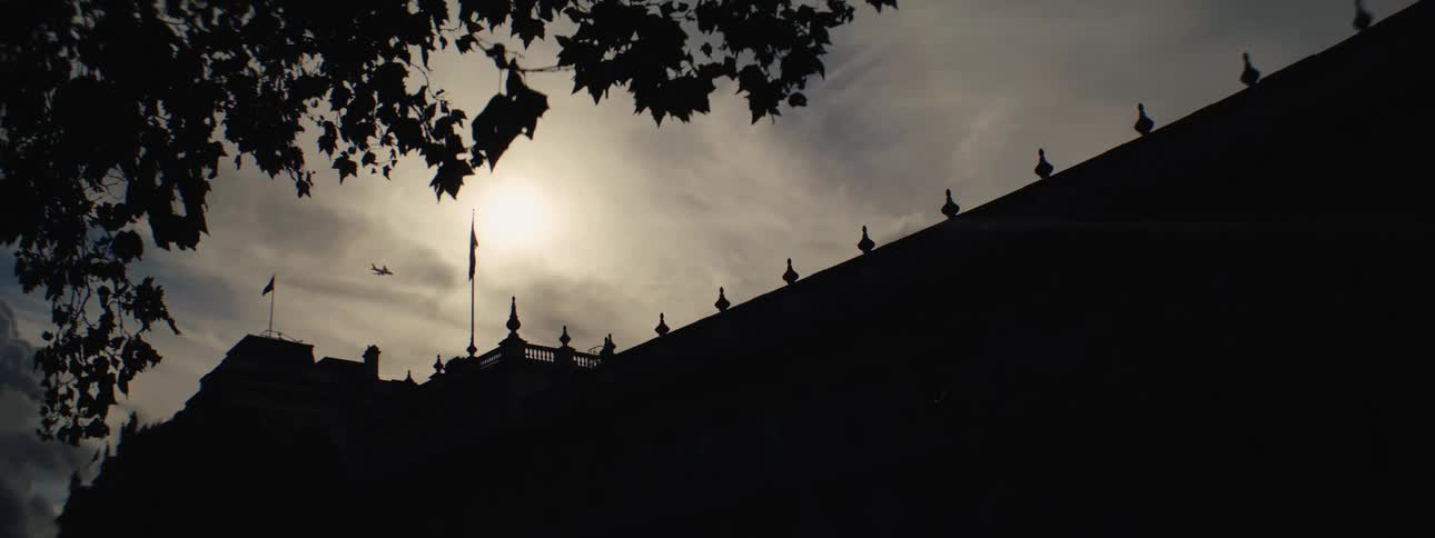 A morning footage of a building