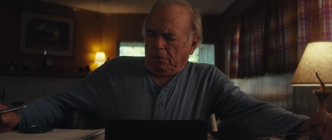 A clip of an angry elderly man