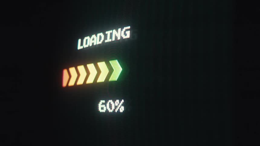 A loading screen is on the screen