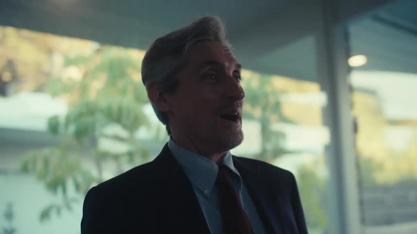A shot of a man showing a happy expression