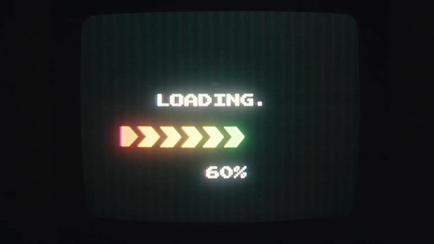 Screen loading a percentage