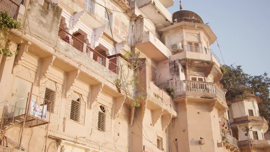 Classical buildings in an urban city