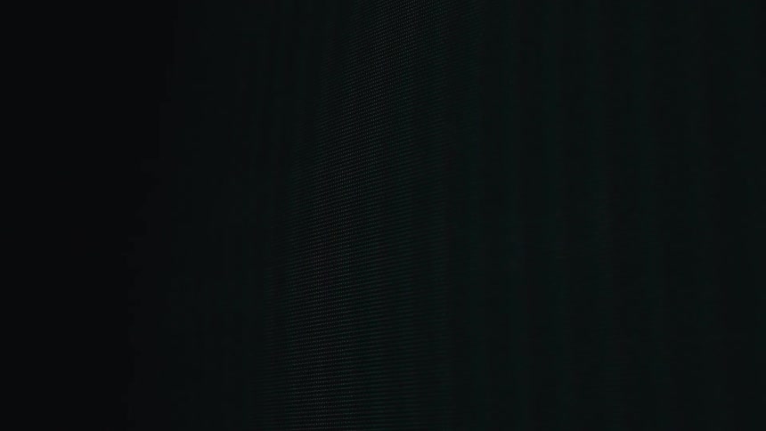 Closeup of a blinking message that changes from access requested to access granted