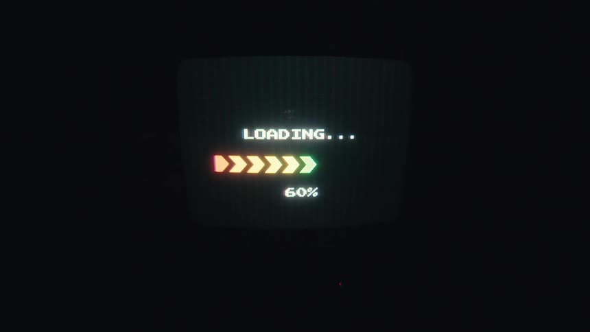 Screen loading until reaching 100