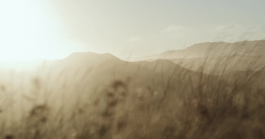 Landscape of mountain ranges by the sea