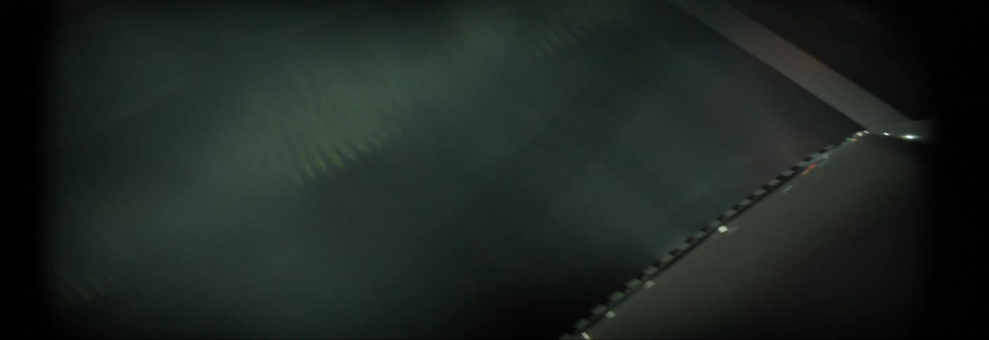 A clip of a moving cars exterior