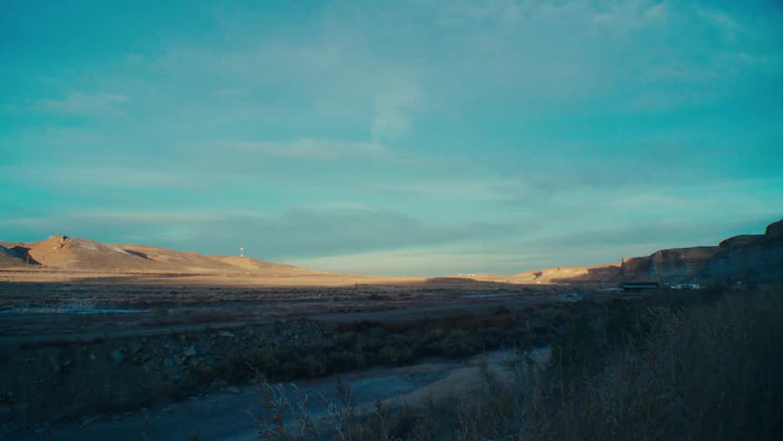 A desert landscape