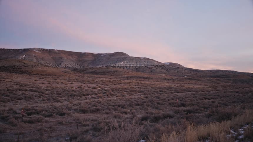 A wide clip of a plain grassland