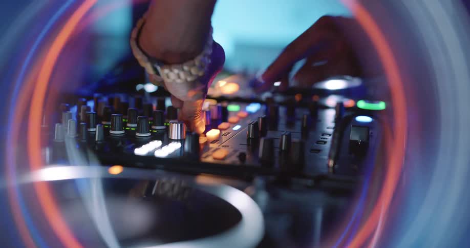 A clip of a dj performing