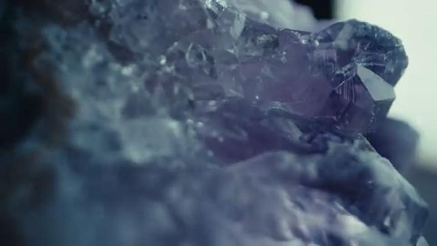Close up of an ore crystal