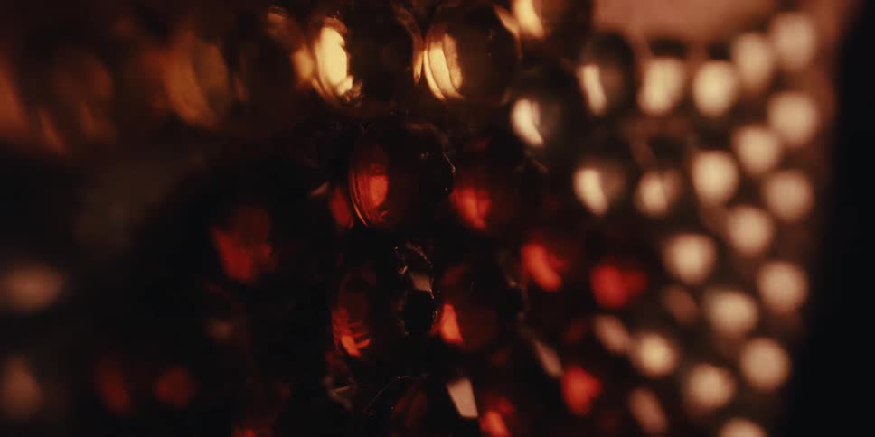 Close up of gemstones with abstract reflection
