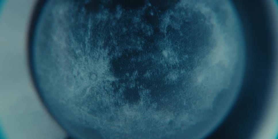 Abstract closeup on a globe
