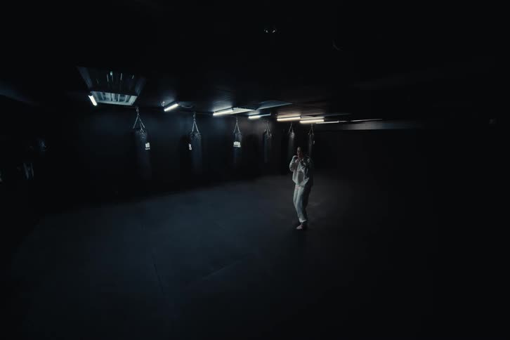 A clip of a person practicing