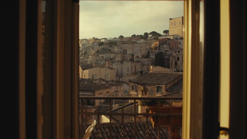 A footage of a city