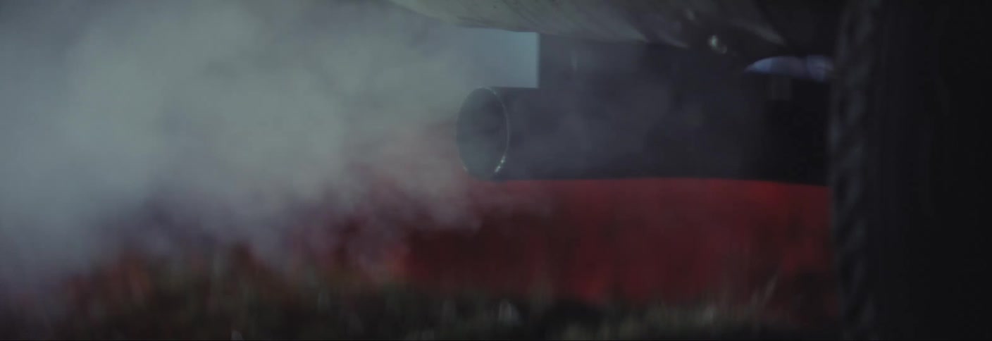 Close up of steam billowing from an exhaust pipe