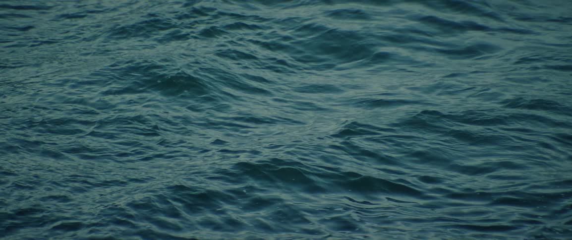 Several ocean waves swell and ripple