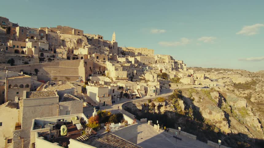 Classical and historic city built on mountain ruins