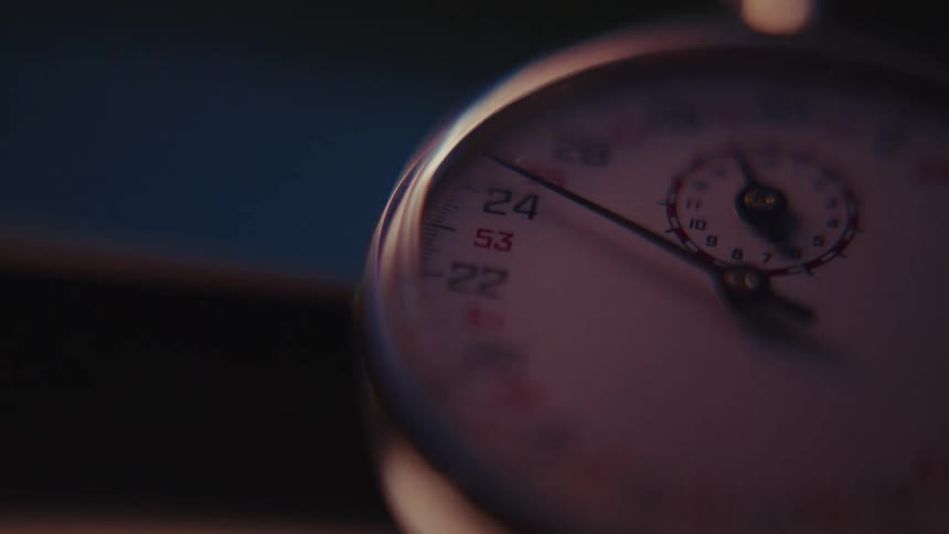 A clip of a watch