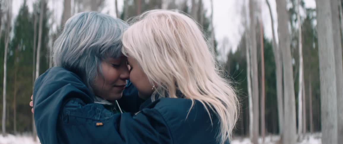 A clip of two ladies romancing