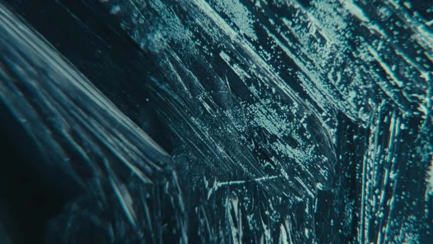 Extreme close up on a freezing texture