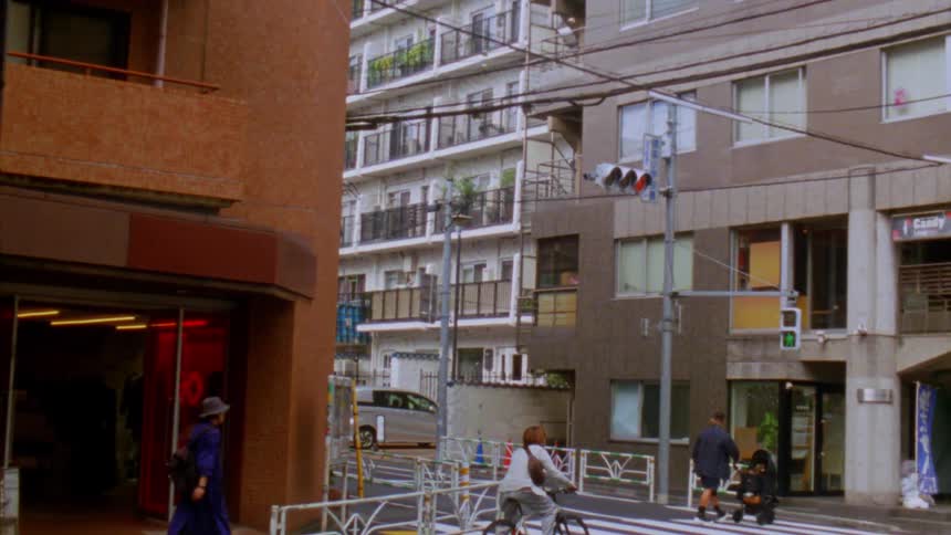 A footage of a street in the city
