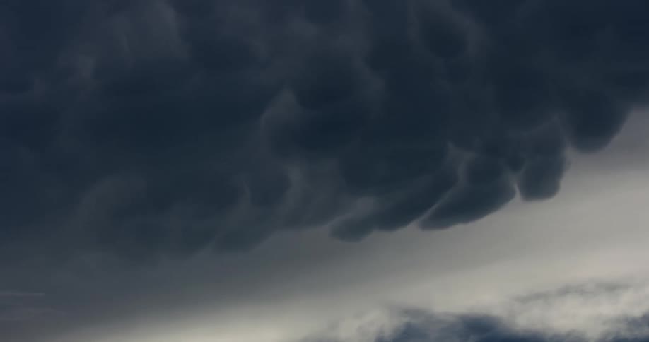 Sky with dense clouds and stormy weather