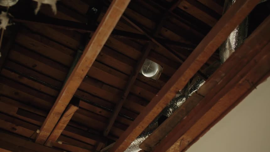 Demolished Ceiling of a Home