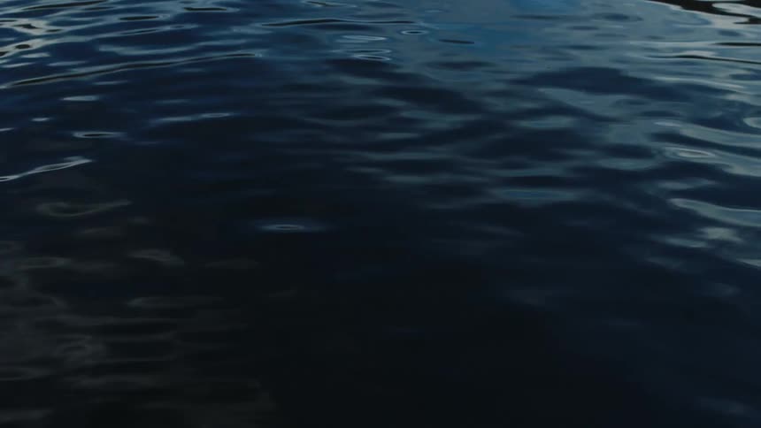 Close up of calm moving waters of a lake