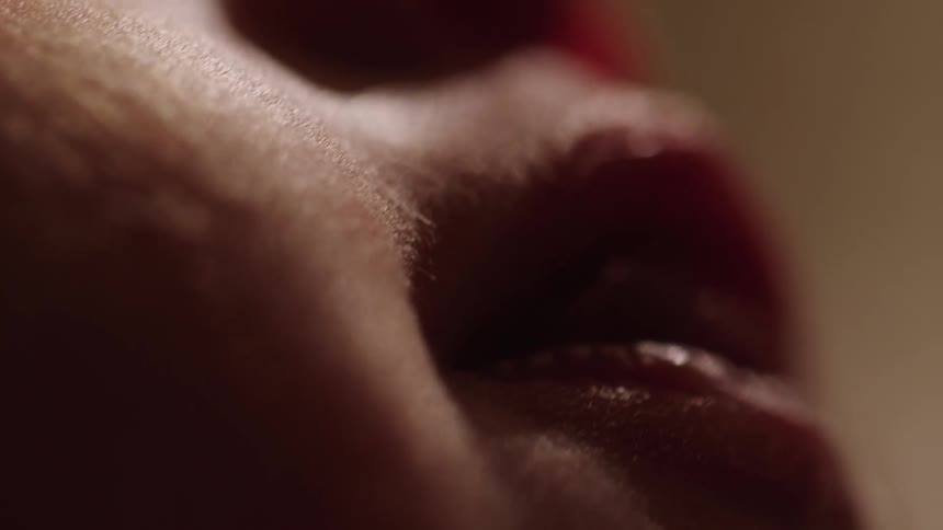 Side closeup of a babys face