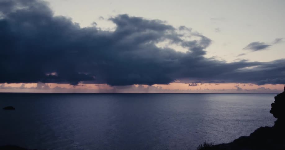 Ocean landscape and the day dawning