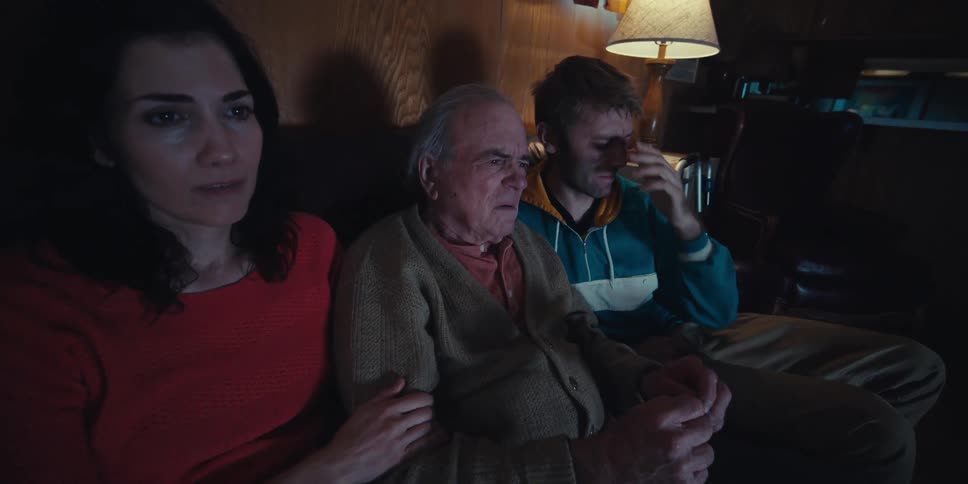People are upset by what they are watching on a television