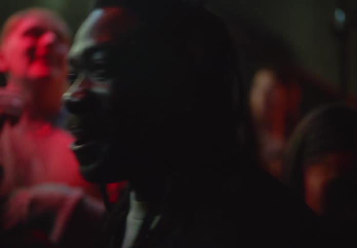 Group of people dancing in a nightclub