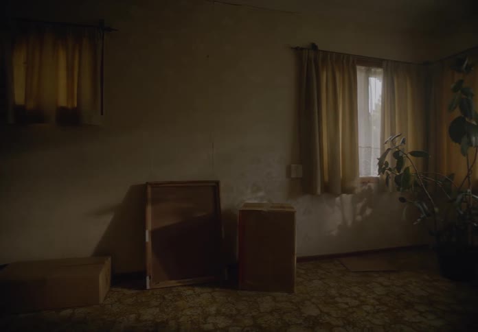 A clip of different rooms in a house