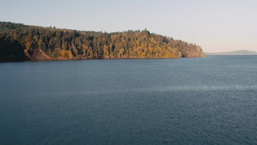 A footage of a shoreline