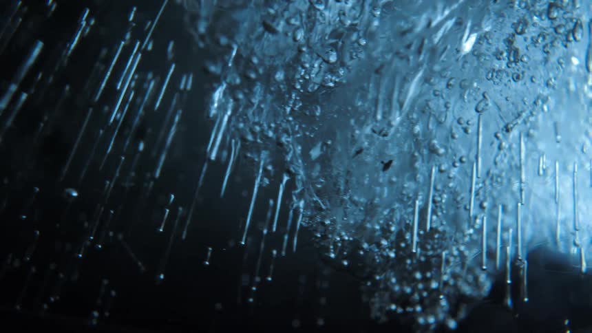A clip of a frozen ice
