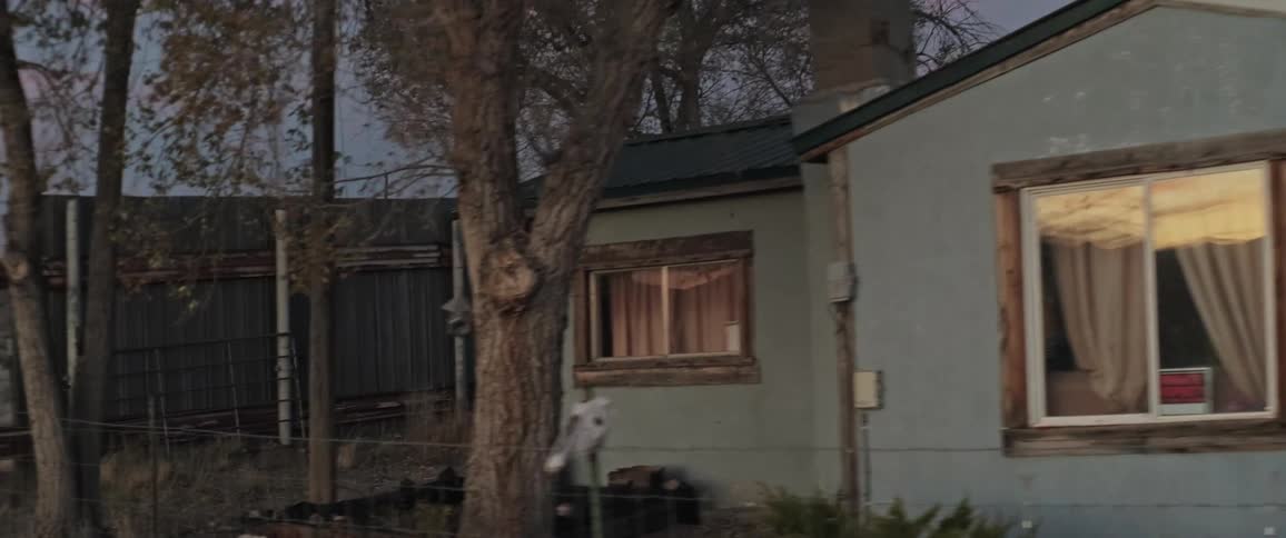 A motion footage of houses in a community