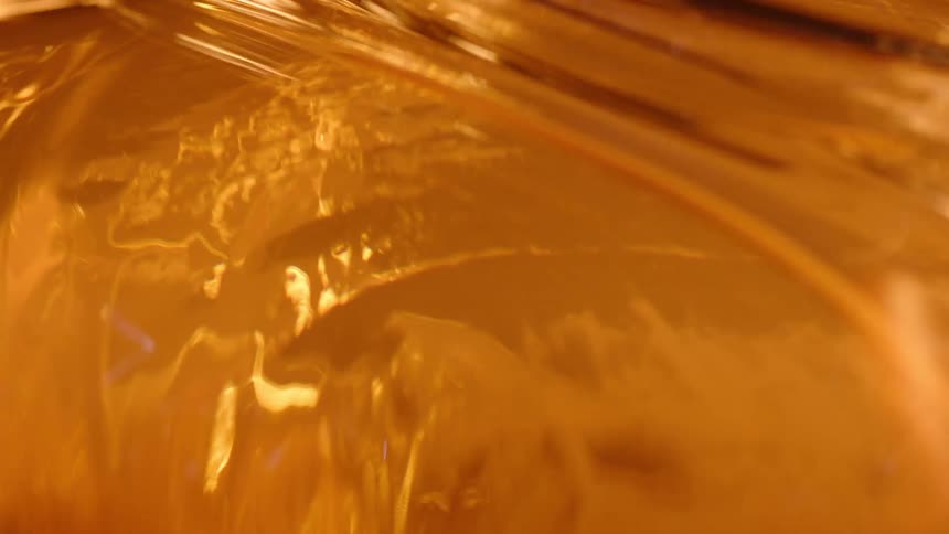 Close up of fire shaping glass