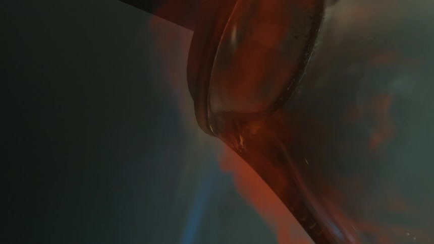 A clip of a melting plastic