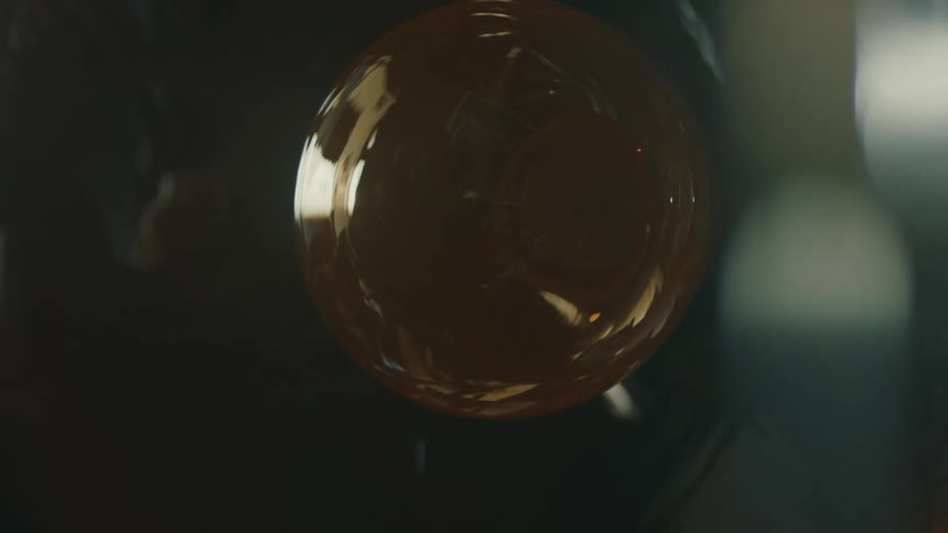 A footage of a brown flowing object