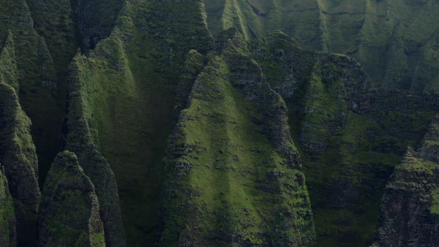 A footage of a rocky mountain
