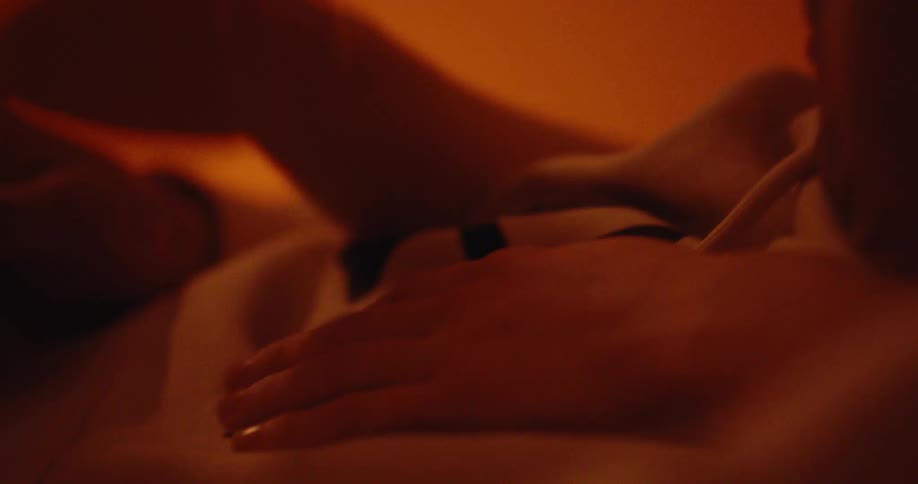 A footage of a persons hand holding a picture