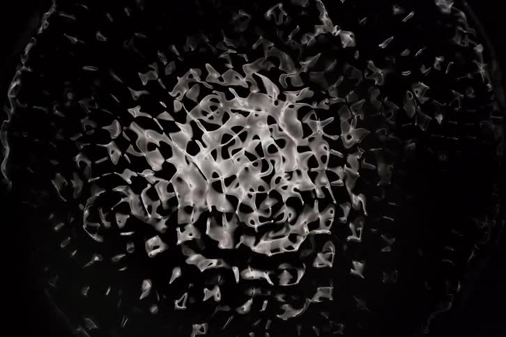 An abstract texture of a virtual water sprinkle