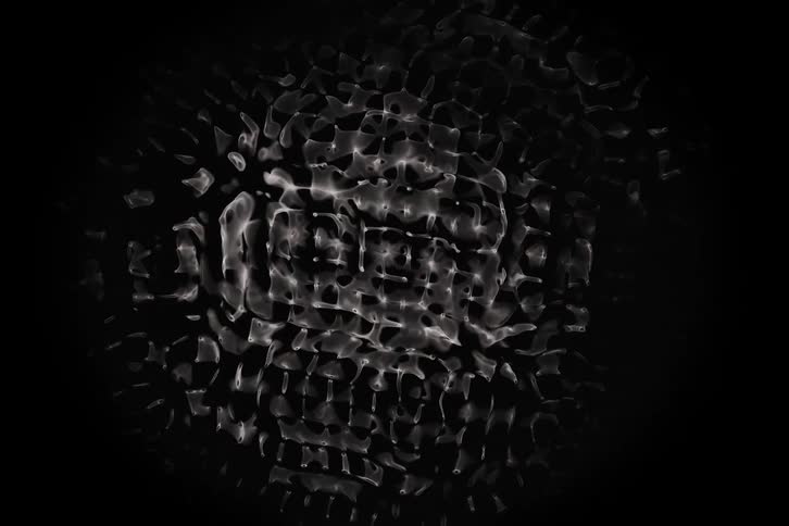 Close up of abstract moving liquid