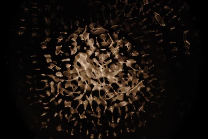 Close up of abstract shimmering liquid